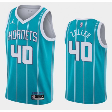 Charlotte Hornets Cody Zeller 40 Jordan Brand 2020-2021 Icon Edition Miesten Pelipaidat Swingman